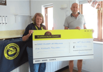 Air ambulance charity benefits from Brushford councillors' community fund