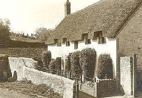 A packhorse bridge and 17th century cottage in Watchet. IMAGE: From author’s collection.