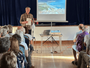 Sell-out audience hears salt marsh history 