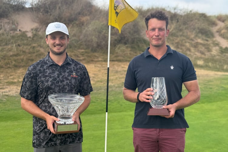Will Paton, winner of Bickerton Bowl (left), and Chris Webber, winner of Bickerton Vase.