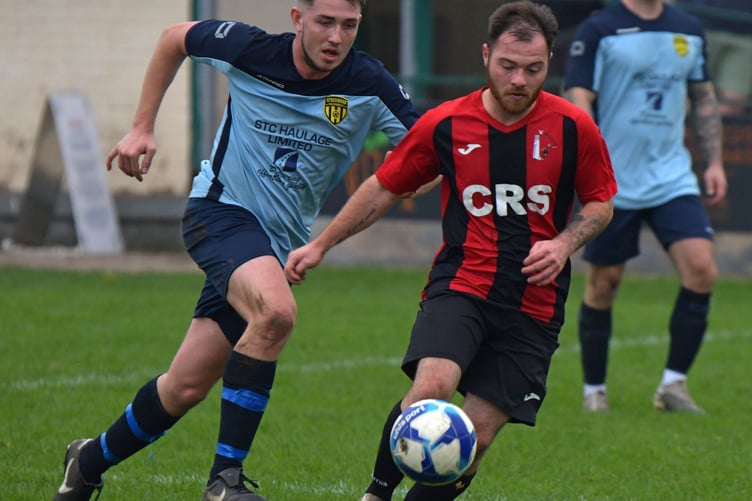 Billy Jones - on target for Watchet