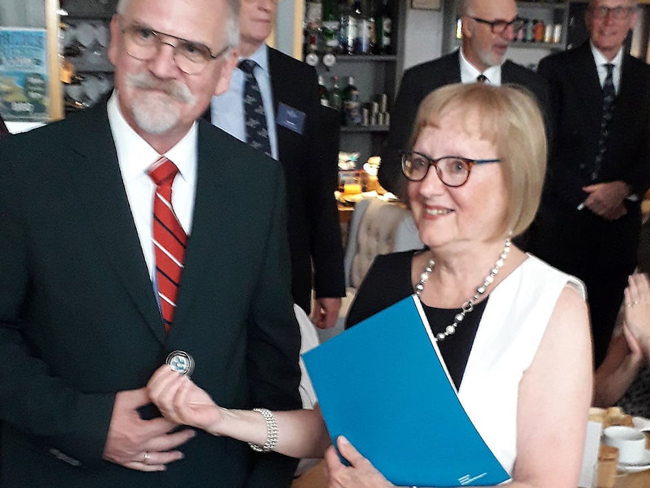 Villager thanked for care of German war grave