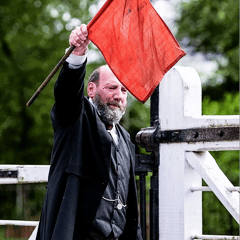 Dickens great-great-grandson stars in station play