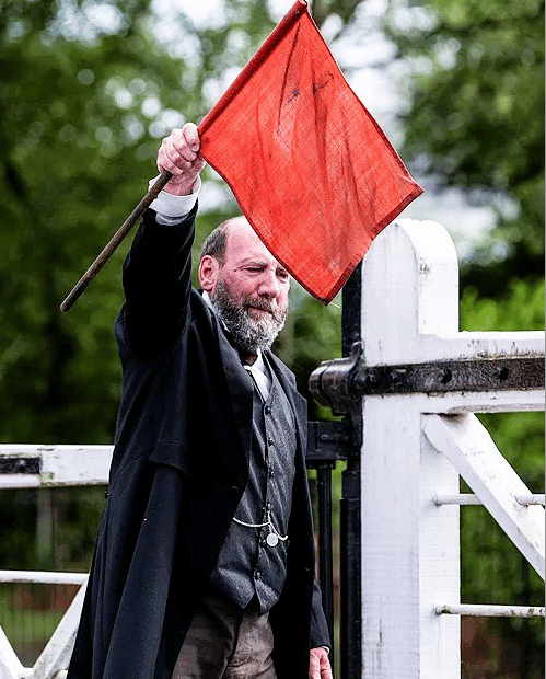Gerald Dickens, great-great-grandson of author Charles, will be starring in a play to be performed on the platform at Minehead Station.