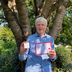 Award for founder member of community orchard