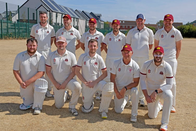 Watchet, top left to right: Eben Harding, Liam Woolgrove, Ben Robinson, Ryan Strong, Warren Knight, Callum Knight; below: Luke Jenks, Connor Jeromson, Ally Harrison, Paul Sparks and Ollie Saddington.