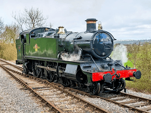 Locomotive returning for steam gala
