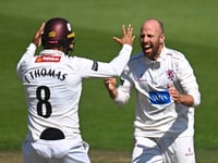 Leach snaps up nine wickets for Somerset
