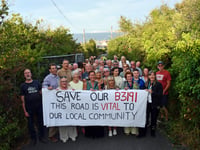 Residents rally behind road reopening bid