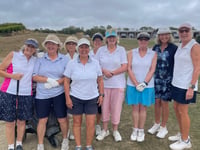 Golfers enjoy mid-round cream tea at Ladies Open