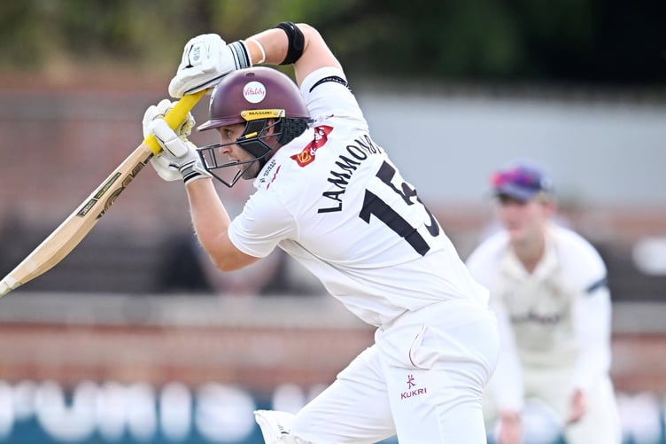 Tom Lammonby who made 93 for Somerset in their second innings
