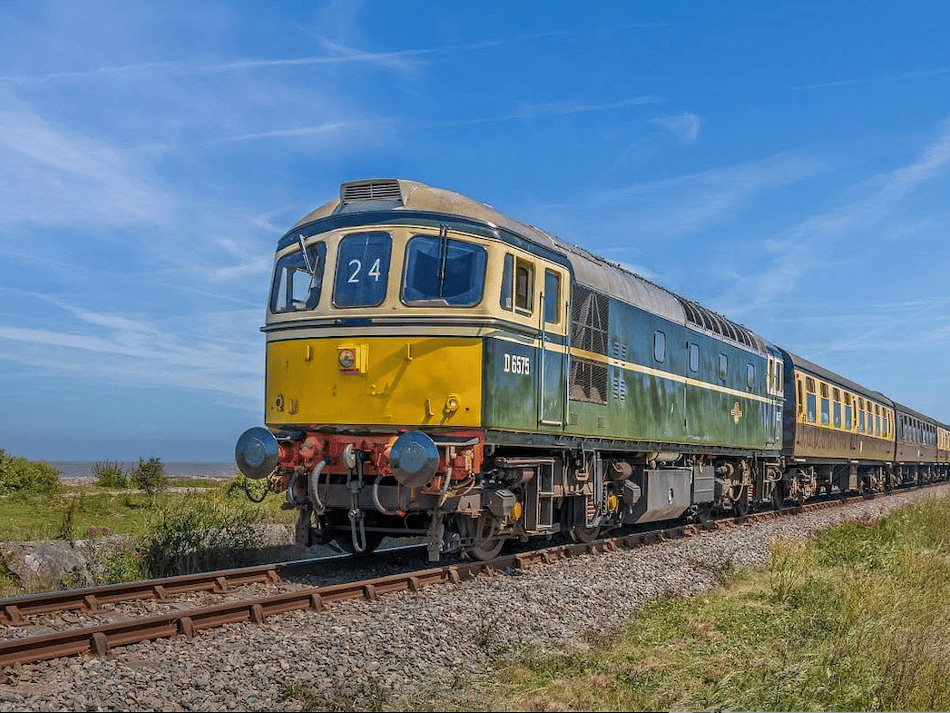 Golden rail anniversary during diesel fest