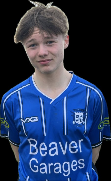 Haiden Griffiths - scored hat-trick for Minehead Reserves