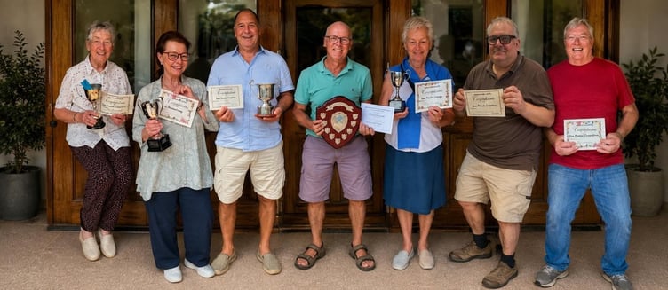 Award winners at this year's Timberscombe Show. PHOTO: Gabrielle Horrobin/Jane Daniels.