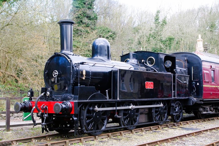 Saved from the scrapyard, locomotive 1054 will be a guest for the West Somerset Railway's steam weekend at the end of September.