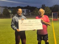 Hockey players raise cash for two charities 