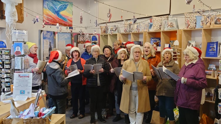 Rehearsals have begun for a Christmas performance by the Watchet Singers.