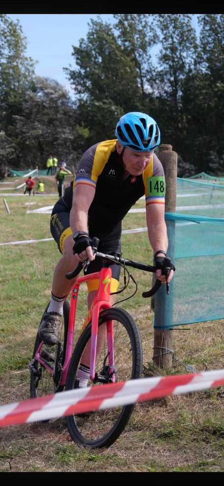Stephen Crossman at the CX race