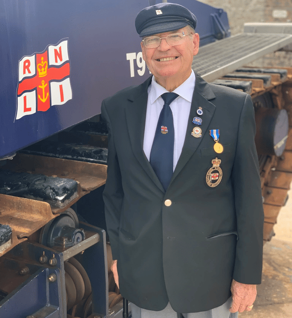 The late Kevin Escott, who gave more than 50 years' service to Minehead Lifeboat Station.