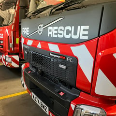 Fire destroys village agricultural building