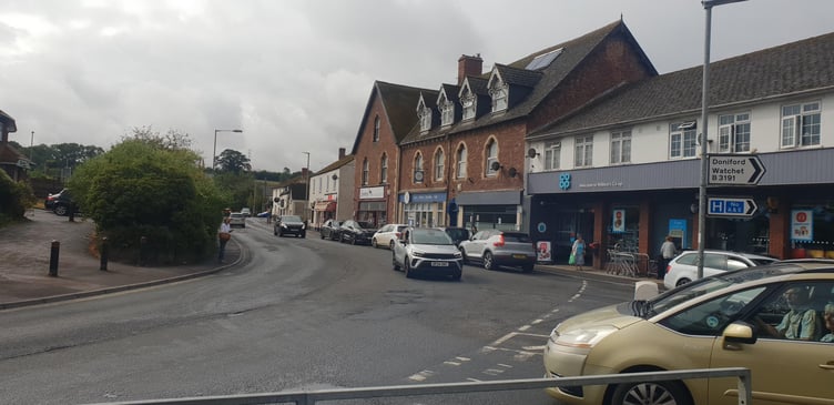 A man has been fined after damaging a woman's car in Williton.