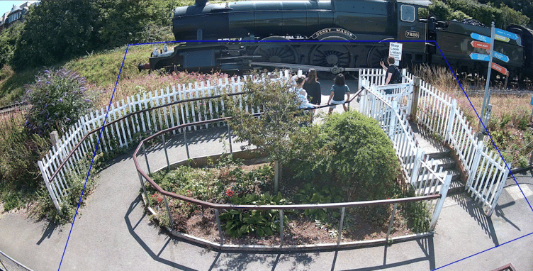 A safety warning has been issued after a person ran in front of a West Somerset Railway steam train at this Watchet crossing.