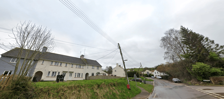 The Hartswell area of Wiveliscombe where a power cut affected hundreds of properties on Monday morning.