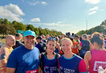 Minehead couple's cancer charity fund-raising continues with Great North Run