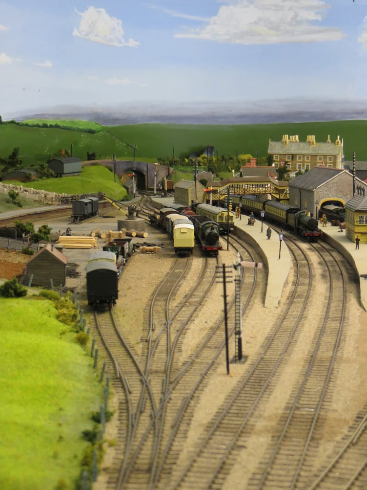 The model of Dulverton Railway Station, which is free to visit in the town's heritage centre.
