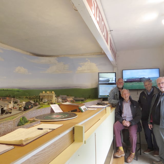 Model reminder of station closure 60 years ago