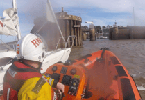 Stricken yacht in Bristol Channel towed to safety by Minehead RNLI volunteers