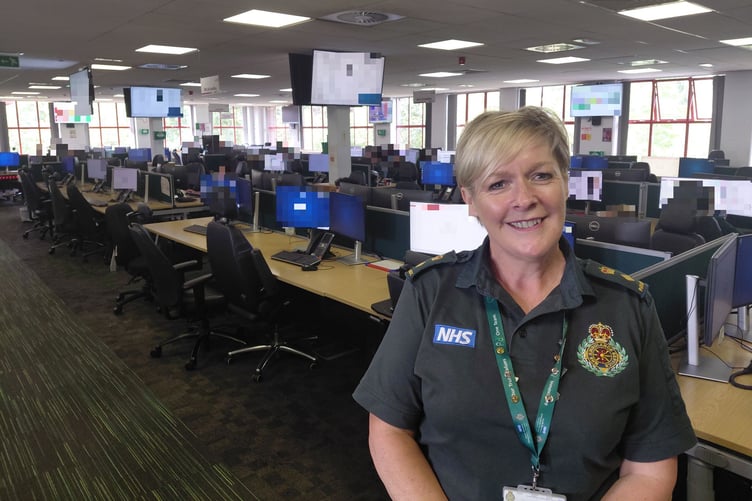 SWASFT’s Jo Gadsden, who heads up the trust’s emergency operations centre in Exeter.