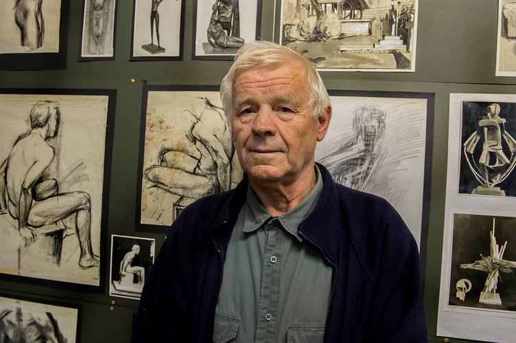 West Somerset sculptor and artist Tad Mandziej, who has died. PHOTO: Andrew Hobbs Photography.
