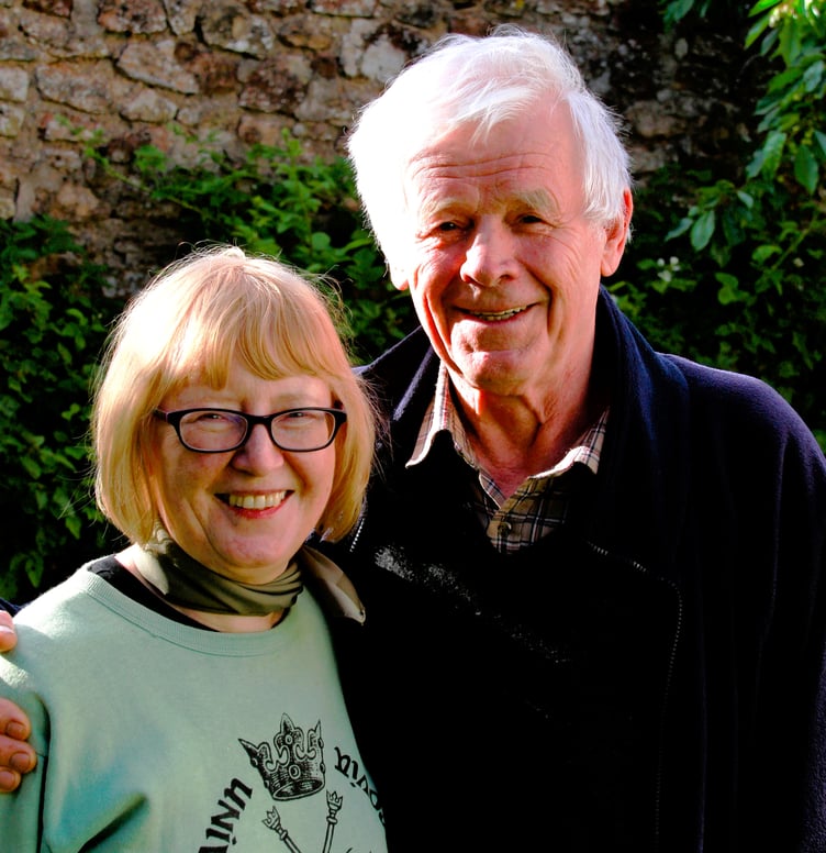 The late Tad Mandziej with his wife Brenda. PHOTO: George Ody.
