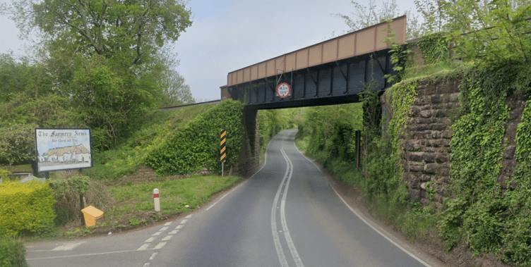 The A358 near the Farmer's Arms, Combe Florey, was shut on Wednesday following a serious road crash.