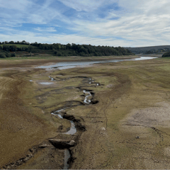 Reservoir dropping toward critical water level