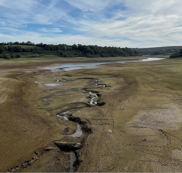 Reservoir dropping toward critical water level