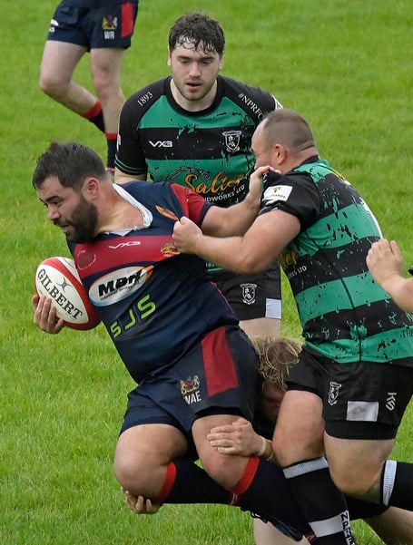 Wiveliscombe skipper Will Ellis on a charge