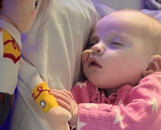 Grandmother's zip wire challenge to help baby