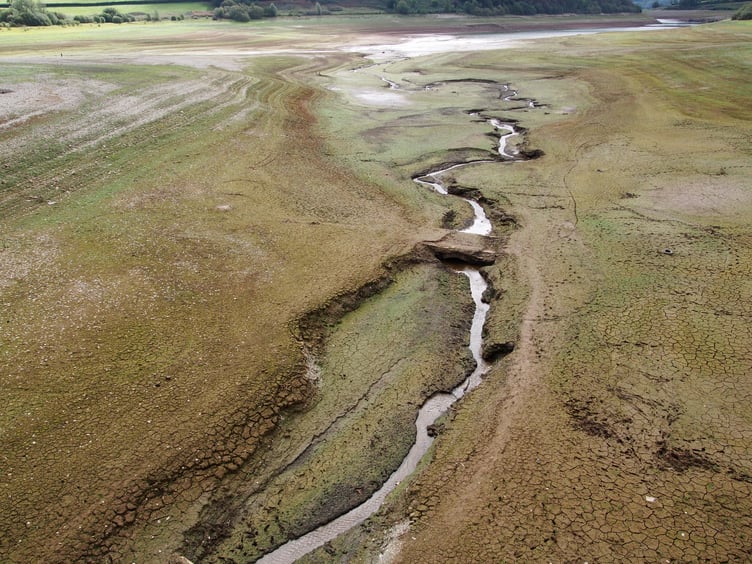 Wimbleball Reservoir, on Exmoor, is drying up as the drought continues, but South West Water has refused to talk about the crisis.