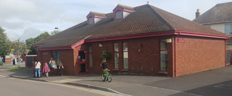 The now-empty Williton Library which the parish council wants to convert into a civic centre.