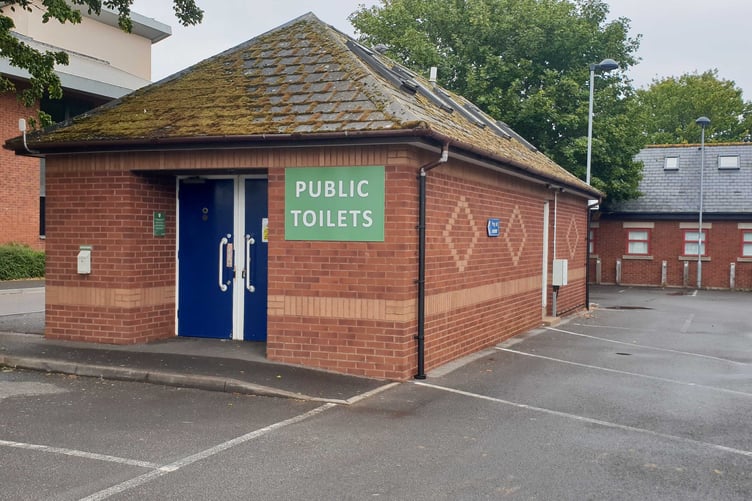 Williton's public toilets are being taken back into the ownership of Somerset Council after the parish council bought the former library, seen in the background.