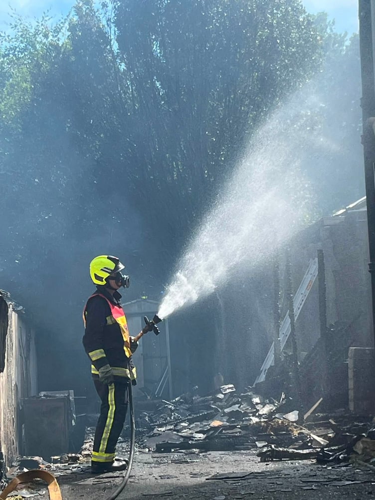 Devon and Somerset Fire and Rescue is restricting its use of water because of the ongoing drought, but not for tackling actual fires.