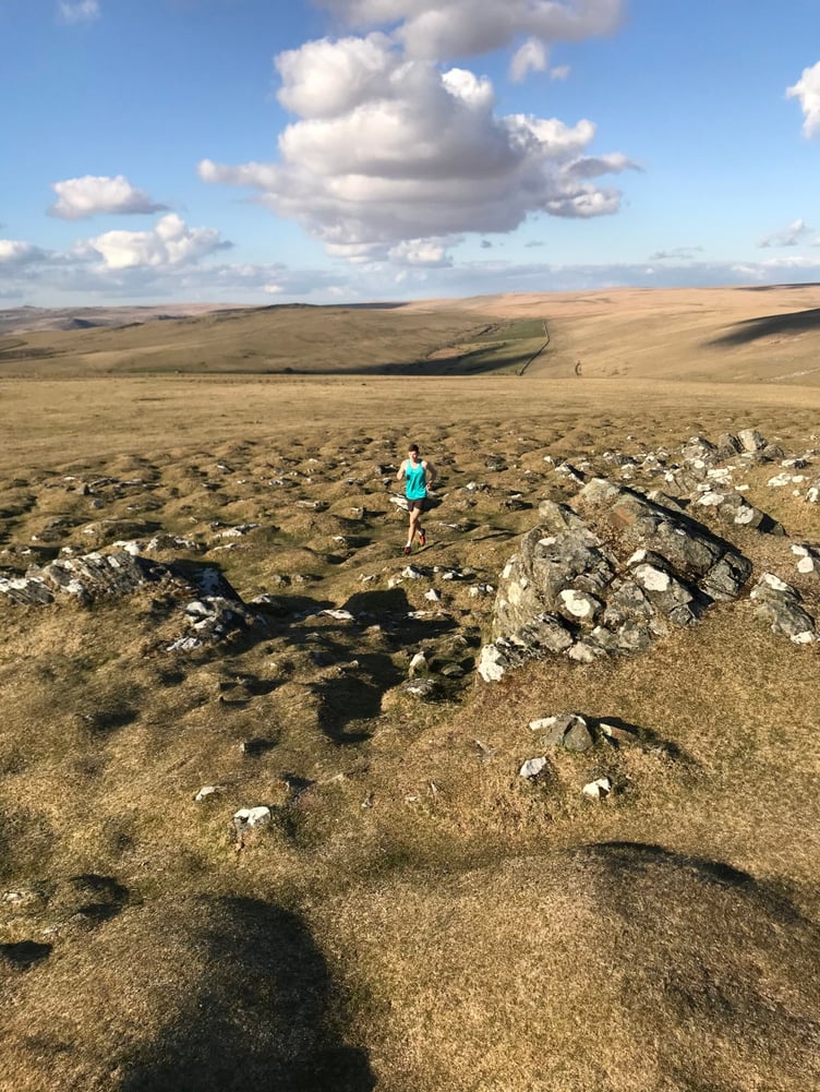 Hundreds of fell runners were out on Exmoor over the weekend as two storms in succession hit the area.