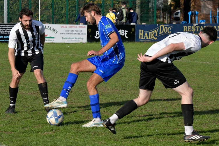 Olly Prescott - put Minehead ahead at Paulton