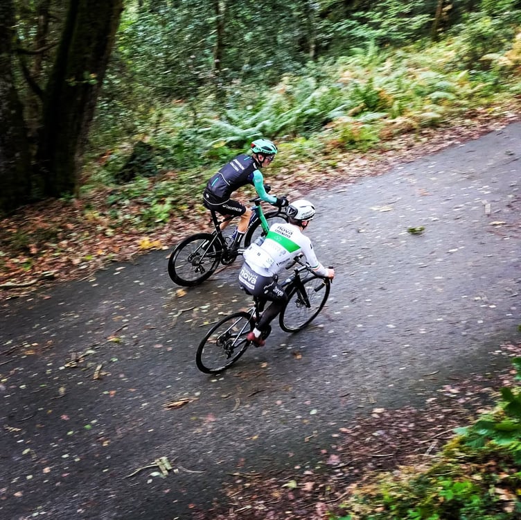Despite the storms, cycling's national hillclimb championship went ahead in Porlock on Sunday.