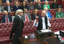 Bishop Michael is introduced to House of Lords