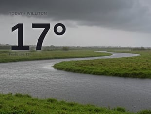Williton: heavy rain, high of 16°C on Saturday