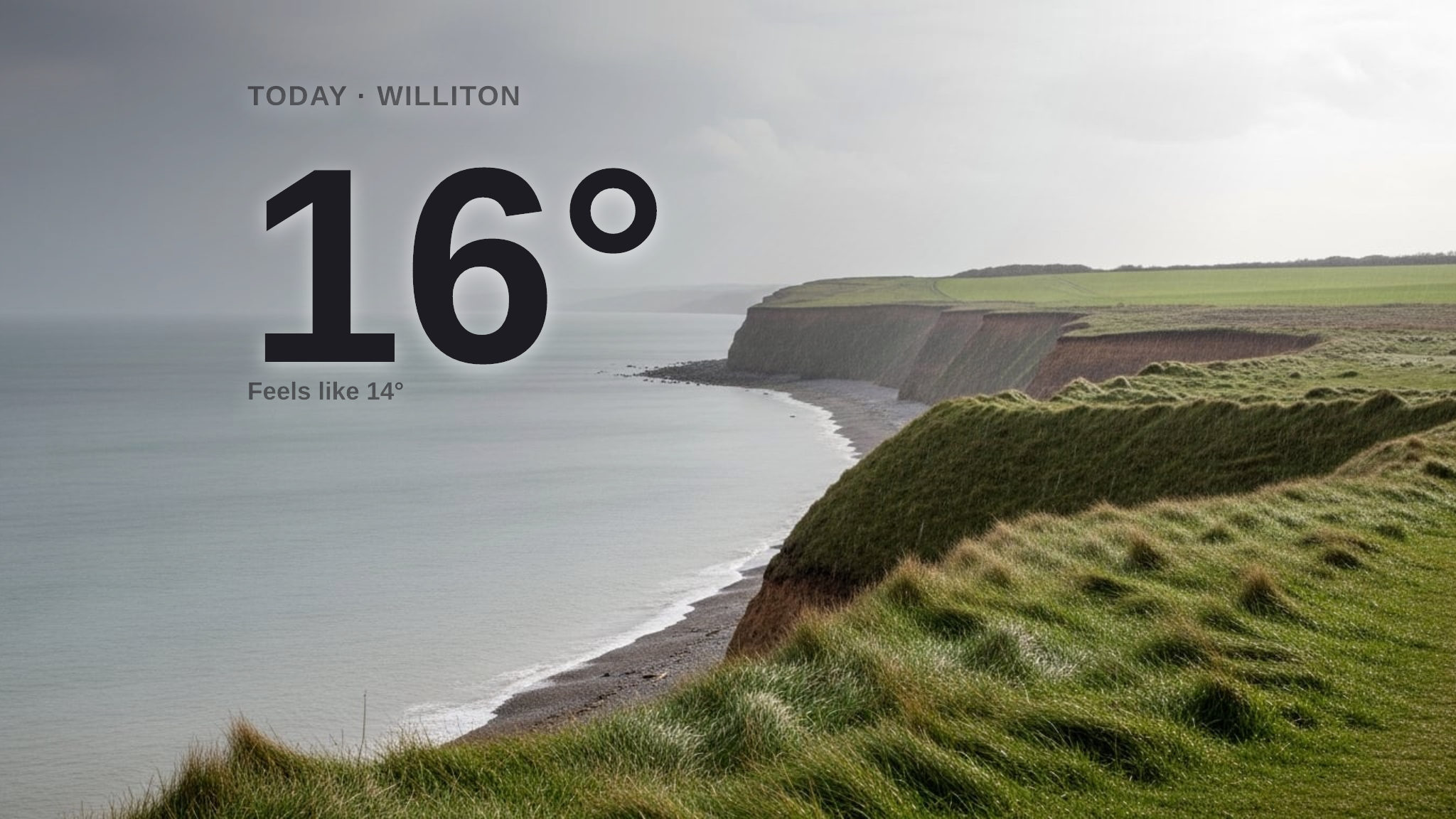 Cloudy skies for Williton today - here's your Wednesday forecast