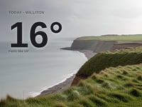 Williton: cloudy day, high of 15°C